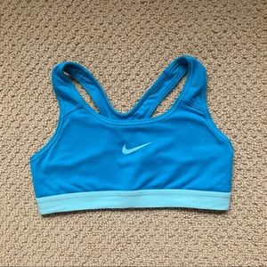 NWOT Nike dri-fit blue turquoise sports bra